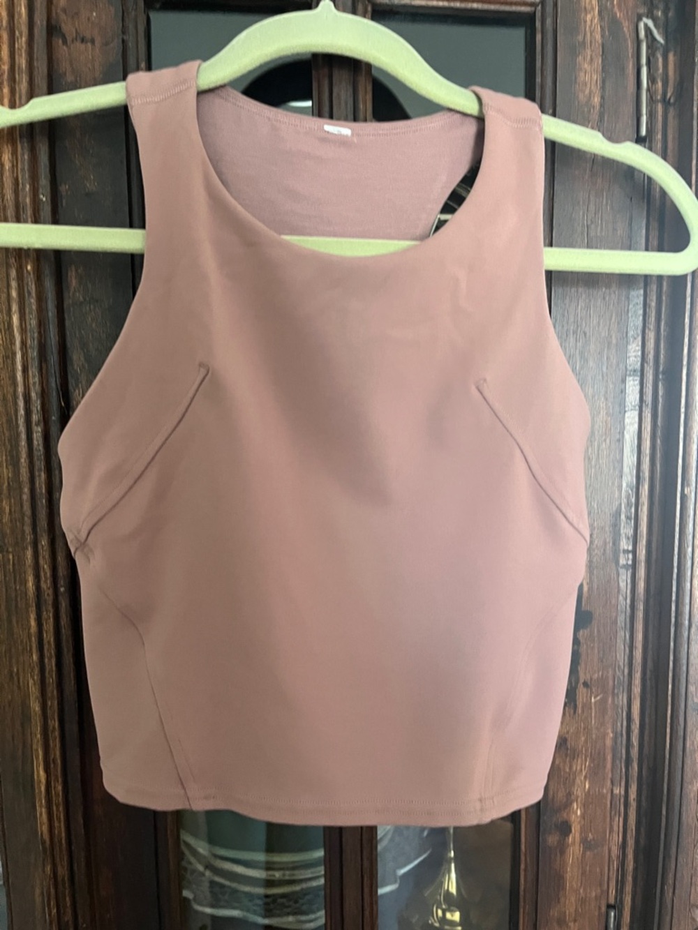 Lululemon women Sleeveless Crop Top in Dusty Rose size 6